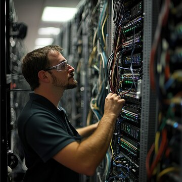 WiFi og netværksinstallation af professionel tekniker